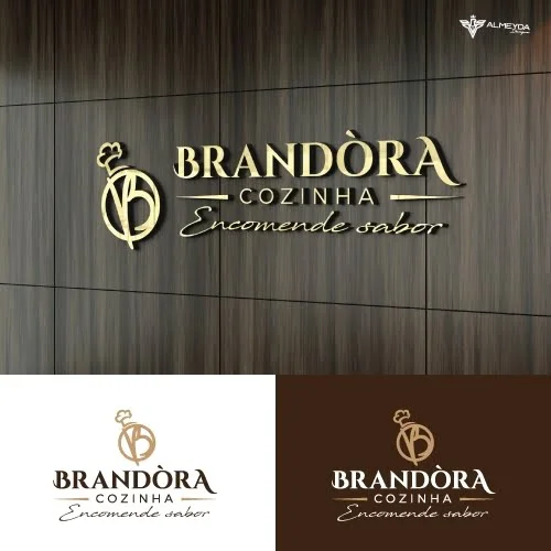 Almeydadesigner | Criação de Logomarca para restaurante | BRANDÓRA COZINHA