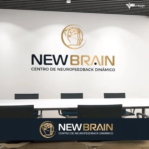 Almeydadesigner | Criação de Logomarca Para NewBraim Centro de neurofeedback dinâmico