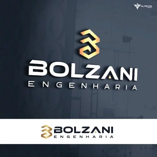 Almeydadesigner | Criação de Logo e Papelaria 6 itens para Bolzani Engenharia