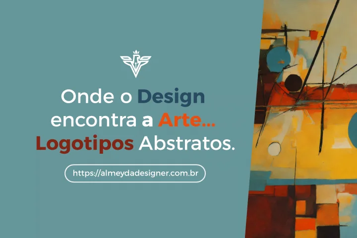Banner logotipo abstrato