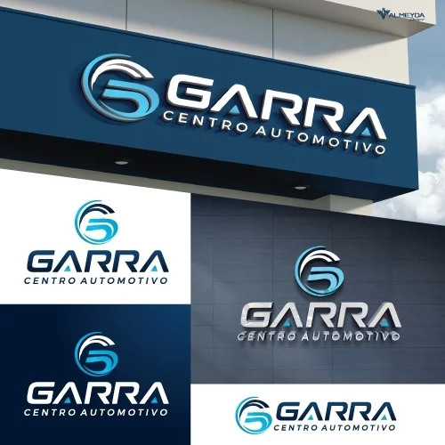 Logotipo para centro altomotivo criada pela almeydadesigner
