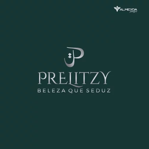Logomarca e manual da marca para prelitzy beleza que seduz criada pela almeydadesigner