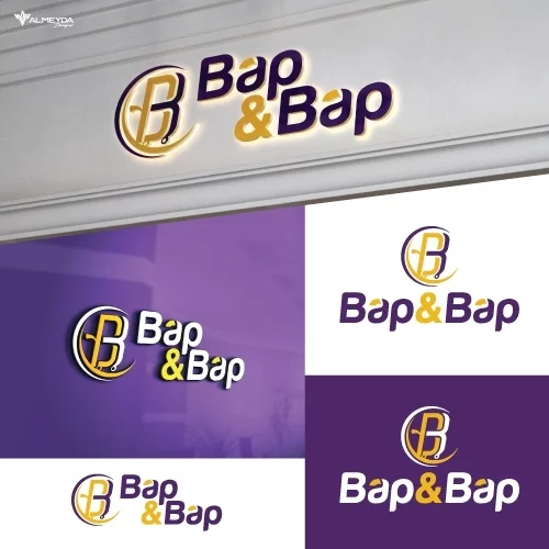 LOGOMARCA PARA Logo para BAP BAP ALMEYDADESIGNER almeydadesigner