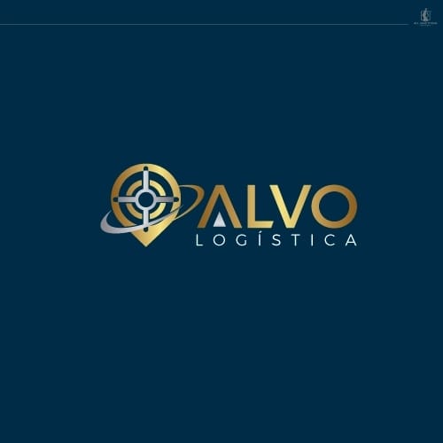 Logomarca criada pela almeydadesigner para alvo logística